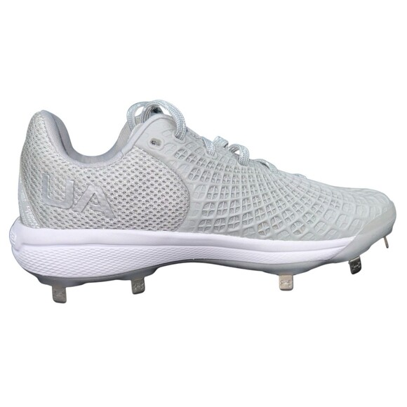 Under Armour Glyde 2 MT Womens Size 9 Grey Softball Metal Cleats New - Picture 2 of 7